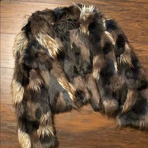 Fun fur jacket